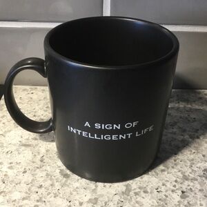 GIVENCHY Paris PI A Sign Of Intelligent Life Oversize Mug aprox 20 oz